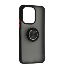 Чохол Gingle Ring Case for Xiaomi Redmi 13 Black mag-200000156078560857