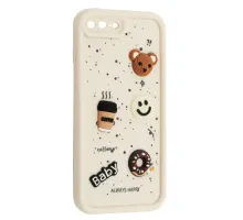 Чохол HAPPY Donut Case for iPhone 7 Plus/8 Plus White mag-2000001561928143771