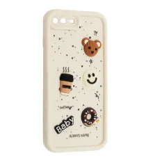 Чохол HAPPY Donut Case for iPhone 7 Plus/8 Plus White mag-2000001561928143771