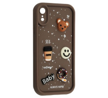 Чохол HAPPY Donut Case for iPhone XR Brown mag-2000001562031135218