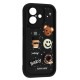Чохол HAPPY Donut Case for iPhone 16 Black mag-2000001562925106659