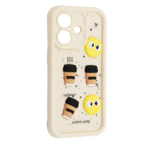 Чохол HAPPY Donut Case for iPhone 16 Plus White mag-2000001563069106673