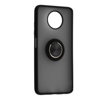 Чохол Gingle Ring Case for Xiaomi Redmi Note 9T/Note 9 5G Black mag-2000001574263106904