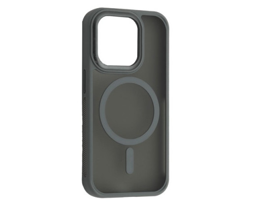 Чохол NEW MATTE MAGSAFE for iPhone 12 Pro Max Titanium grey mag-200000158016558751