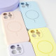 Чохол Silicone Case Full Camera Fine Ring MagSafe for iPhone 14 Purpule Lilac mag-200000158545061815