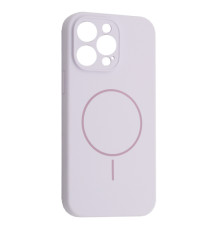 Чохол Silicone Case Full Camera Fine Ring MagSafe for iPhone 14 Pro Purpule Lilac mag-200000158559761829