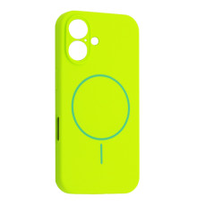 Чохол Silicone Case Full Camera Fine Ring MagSafe for iPhone 16 Emerald Green mag-200000158634161904