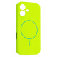Чохол Silicone Case Full Camera Fine Ring MagSafe for iPhone 16 Emerald Green mag-200000158634161904