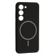 Чохол Silicone Case luxury+MagSafe for Samsung S23 Black mag-2000001594254134097