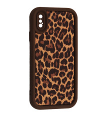 Чохол LEOPARD Case for iPhone X/XS Brown 2 mag-2000001596531135698