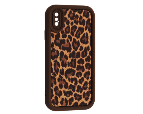 Чохол LEOPARD Case for iPhone X/XS Brown 2 mag-2000001596531135698