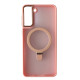 Чохол Matte Ring-MagSafe for Samsung S21+ Світло рожевий mag-2000001500460105281