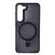 Чохол Matte Ring-MagSafe for Samsung S23+ Бузковий mag-2000001500798105314