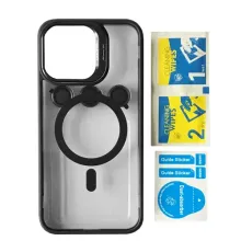 Чохол BRACKET CLEAR CAMERA LENS MAGSAFE for iPhone 14 Pro Black mag-2000001504666105416