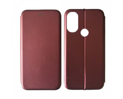 Чохол-книжка Level for Motorola E40 Marsala mag-200000150738419643