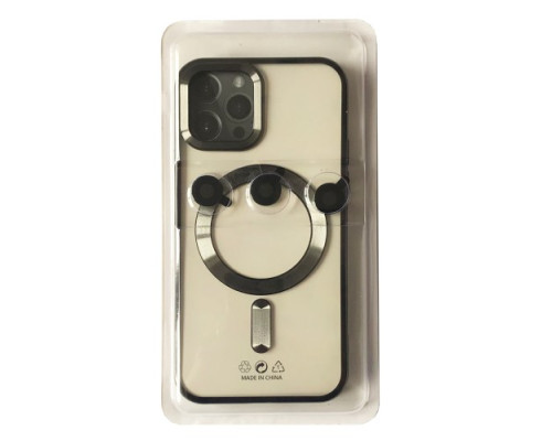 Чохол PRO SHINING (+ LENSES) MagSafe for iPhone 12 Pro Max Black mag-2000001512999105491