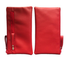 Чохол-кисет на блискавці універсальний 6 дюймов червоний 067-1 (дві блискавки) mag-2000001528082141271