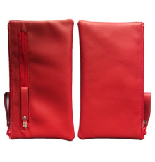 Чохол-кисет на блискавці універсальний 6 дюймов червоний 067-1 (дві блискавки) mag-2000001528082141271