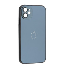 Чохол NEW GLASS MAGSAFE Case for iPhone 12 Black mag-200000153904051349