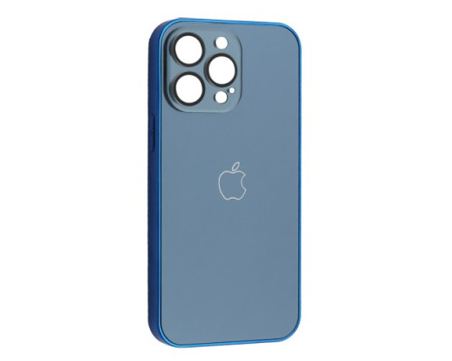 Чохол NEW GLASS MAGSAFE Case for iPhone 14 Pro Dark blue mag-200000153970551415