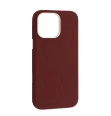 Чохол Flower Liquid Silicone Case MagSafe для iPhone 16 Pro Max Deep Cherry Red mag-2000001650646145872