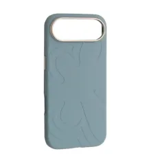 Чохол Flower Liquid Silicone Case MagSafe для iPhone 17 Air Cloud Blue mag-2000001650851145892