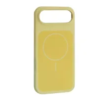 Чохол New Silicone Case MagSafe для iPhone 17 Air Milk Yellow mag-2000001658147153726