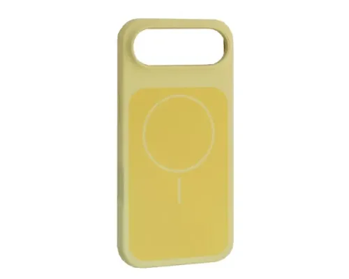 Чохол New Silicone Case MagSafe для iPhone 17 Air Milk Yellow mag-2000001658147153726