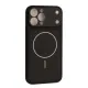 Чохол NEW AG GLASS MagSafe Case for iPhone 13 Pro Max Black mag-2000001660027146775