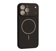 Чохол NEW AG GLASS MagSafe Case for iPhone 16 Pro Black mag-2000001660324146805