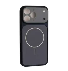 Чохол NEW AG GLASS MagSafe Case for iPhone 16 Pro Max Blue mag-2000001660423146815