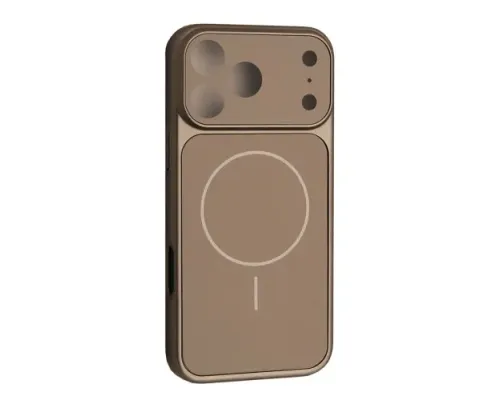 Чохол NEW AG GLASS MagSafe Case for iPhone 17 Pro Max Grey mag-2000001660522146825