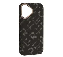 Чохол PC CARBON Style MagSafe for iPhone 17 Black perfect mag-2000001669044152536