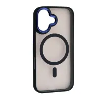 Чохол CRISTAL GUARD MagSafe for iPhone 16 Dark blue mag-2000001670361152698