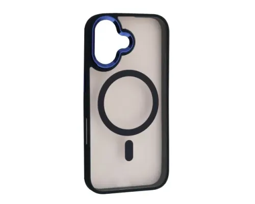 Чохол CRISTAL GUARD MagSafe for iPhone 16 Dark blue mag-2000001670361152698