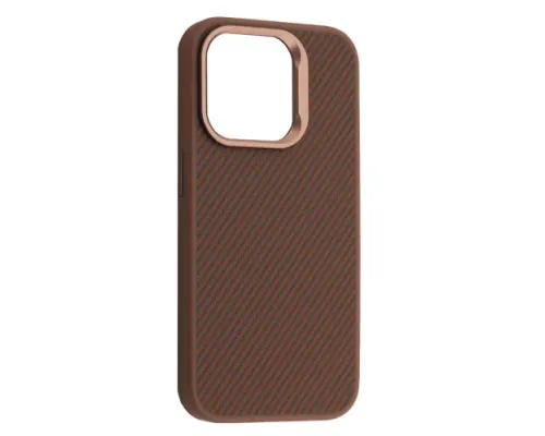 Чохол KEVLAR STYLE MagSafe for iPhone 17 Brown mag-2000001675007153439