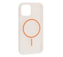 Чохол CLEAR MAGNETIC (Color Slim MagSafe) BOX for iPhone 12/12 Pro Orange mag-2000001602263137039