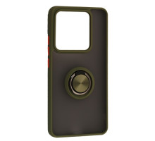 Чохол Gingle Ring Case for Xiaomi Poco М7 Pro 5G Khaki mag-2000001606971139133