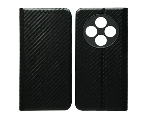 Чехол-книжка Carbon for Xiaomi Redmi 14C/А4/Poco C75 Black mag-2000001607282140190