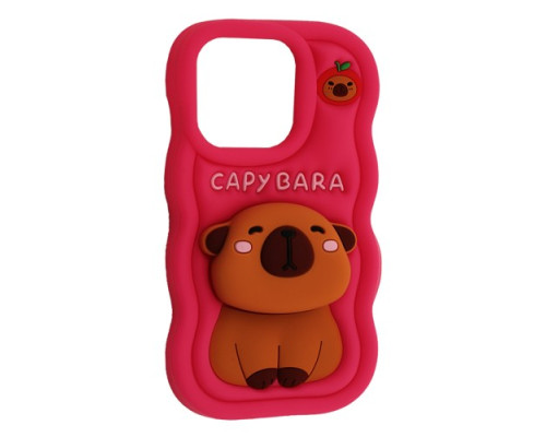 Чохол CAPYBARA for iPhone 13 Pro/14 Pro/15 Pro Hot pink mag-2000001618042140859