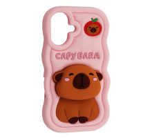 Чохол CAPYBARA for iPhone 16 Light pink mag-2000001618165140869