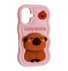 Чохол CAPYBARA for iPhone 16 Light pink mag-2000001618165140869