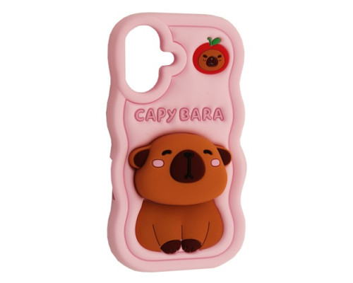 Чохол CAPYBARA for iPhone 16 Light pink mag-2000001618165140869