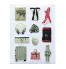 Набір наклейок 3D STICKERS Fashin style 8 mag-2000001626115142130