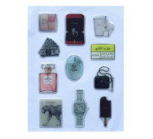 Набір наклейок 3D STICKERS Fashin style 21 mag-2000001626313142150