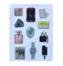 Набір наклейок 3D STICKERS Fashin style 21 mag-2000001626313142150