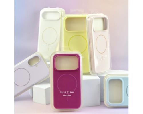 Чохол Silicone Case with MagSafe for iPhone 17 Antique white mag-2000001632611143247
