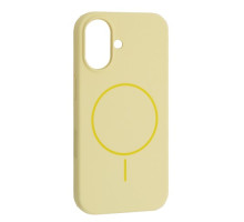 Чохол Silicone Case with MagSafe for iPhone 17 Custard mag-2000001632710143257