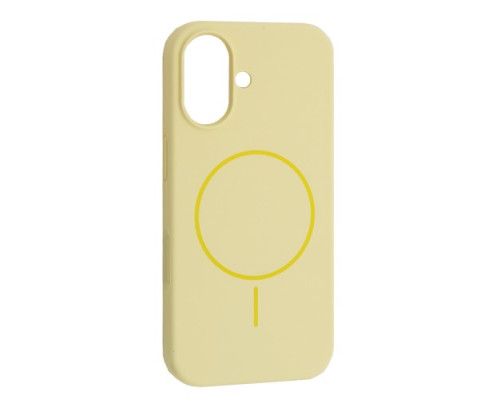Чохол Silicone Case with MagSafe for iPhone 17 Custard mag-2000001632710143257