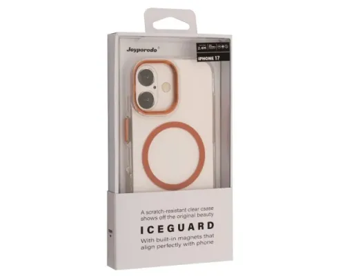 Чохол Silver Shield Magsafe for iPhone 17 Pro Max Transparent orange mag-2000001637470144279